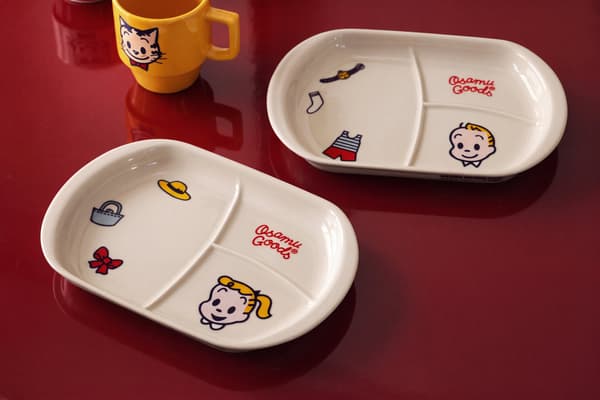HASAMI × OSAMU GOODS Lunch Plate (Jack / Jill)