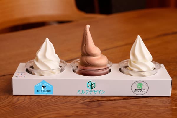 Farm Soft Serve Comparison / Milk no Kurumi