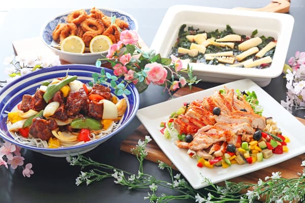 Daily changing menu using local ingredients