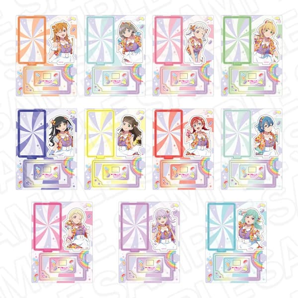 分层亚克力立牌