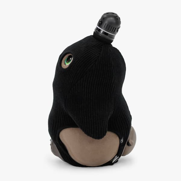 FRGMT GHOST KNIT en negro, vista lateral