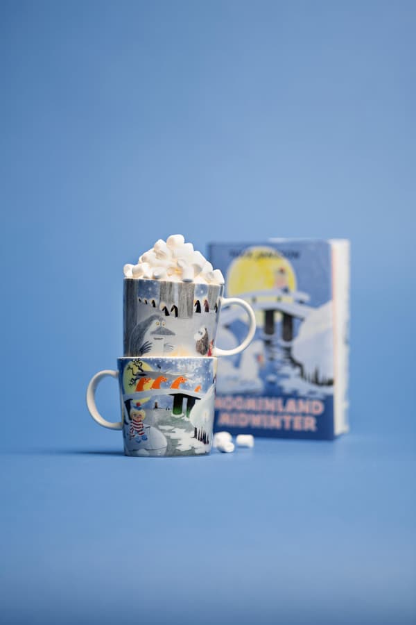 Karya seni orisinal untuk edisi bahasa Prancis Moominland Midwinter