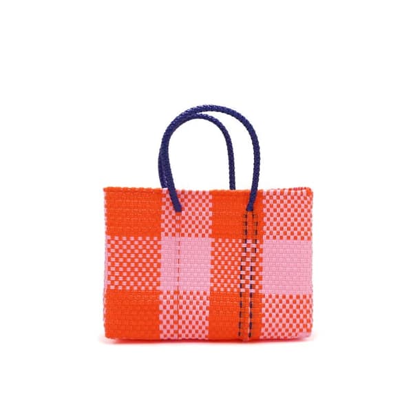 CHICA - CHECK - Rosa / Naranja (XXS)