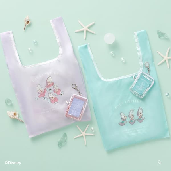 Die-cut eco bags featuring Young Oyster designs