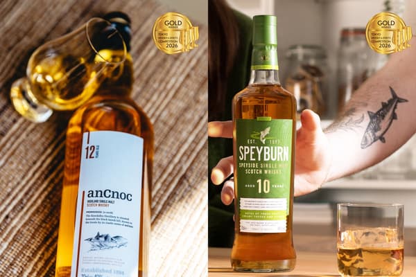 anCnoc 12 Years Old dan Speyburn 10 Years Old, yang juga menerima penghargaan emas