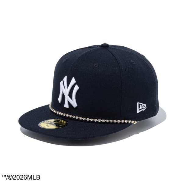 뉴에라 59FIFTY 스와로브스키 크리스털 캡 (앞면)
