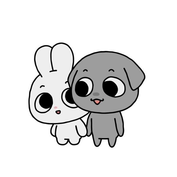 Kkamang character illustration