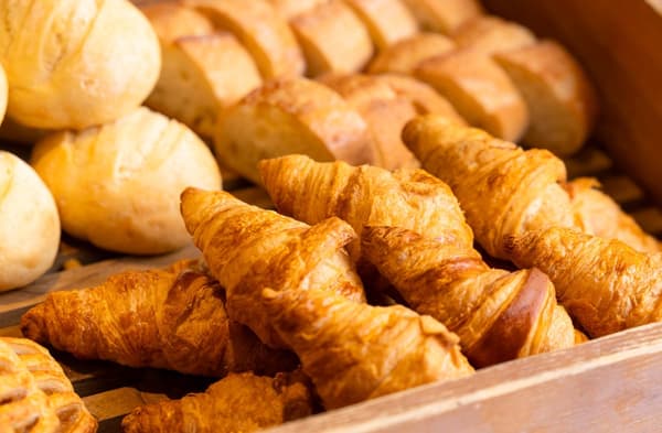 Assorted breads