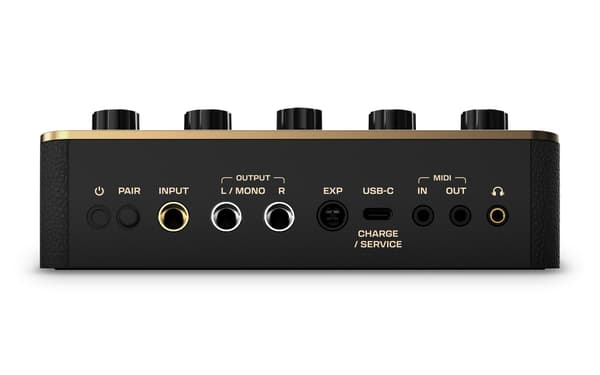 다양한 연결 포트를 갖춘 Spark PEDAL 후면 패널