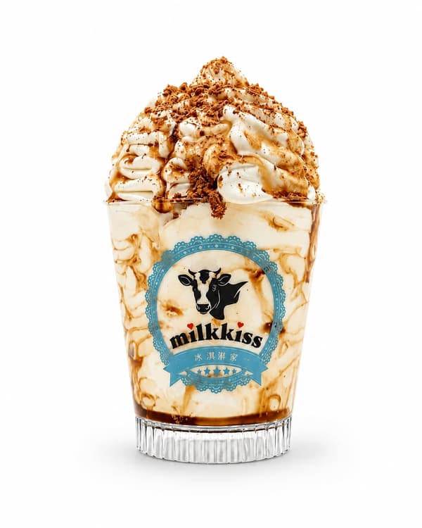 Kuromitsu Kinako soft-serve