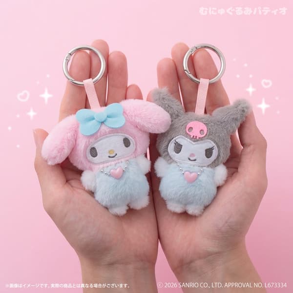 Angel Hapifuwa Mascot menampilkan My Melody dan Kuromi