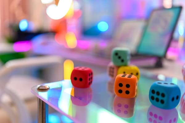 Chinchiro Challenge dice, image for illustration