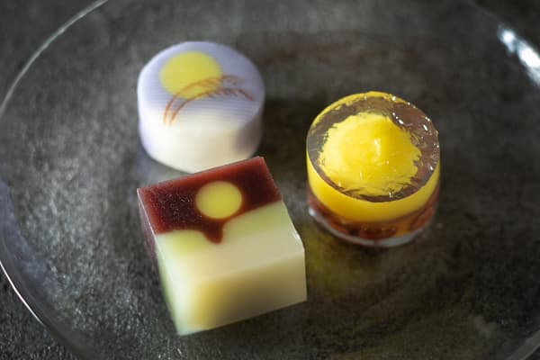 Moon-themed sweets at the lounge and shop