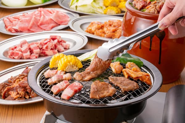 Barbecue at the Kouyouen Beer Garden