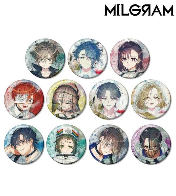 MILGRAM grunge CANVAS Can Badges