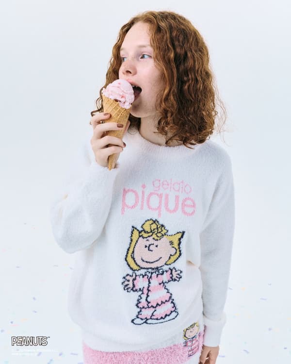 PEANUTS meets GELATO PIQUE knit series