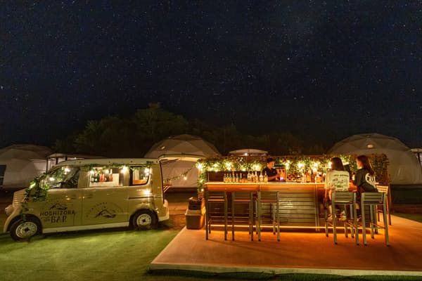 บรรยากาศแกลมปิ้งที่ GLAMP DOME Ise-Kashikojima