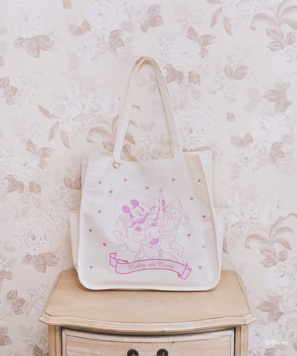 Detail Mickey & Minnie / Tas Tote Carousel