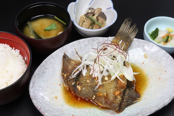 Fried flatfish with nanban sauce