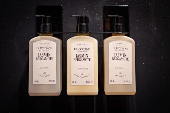 L'OCCITANE bath amenities in the guest rooms