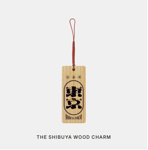 THE SHIBUYA / TOKYO WOOD CHARM (原木色)