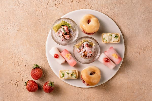 下午茶甜點的特寫