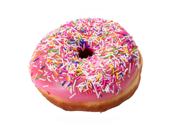 Pink Raised w/Sprinkles