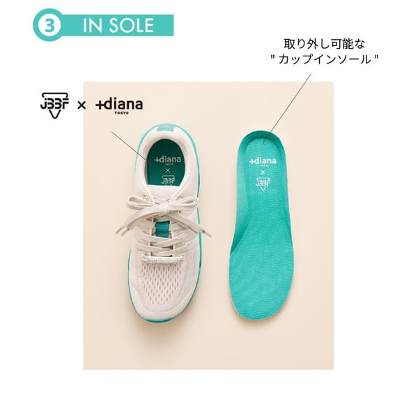 Sepatu latihan gym +diana, insole cangkir yang dapat dilepas