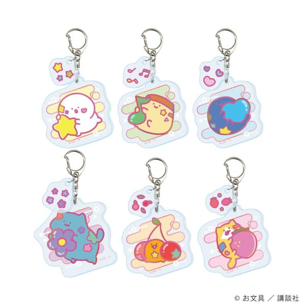 亚克力带配件钥匙链