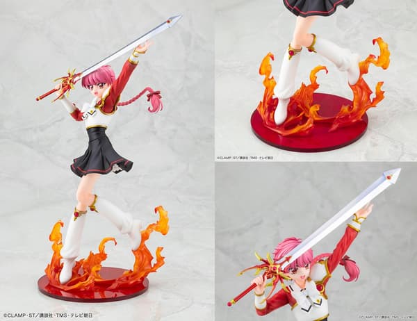 Figura a escala 1/7 de Hikaru Shidou, traje y base de llamas