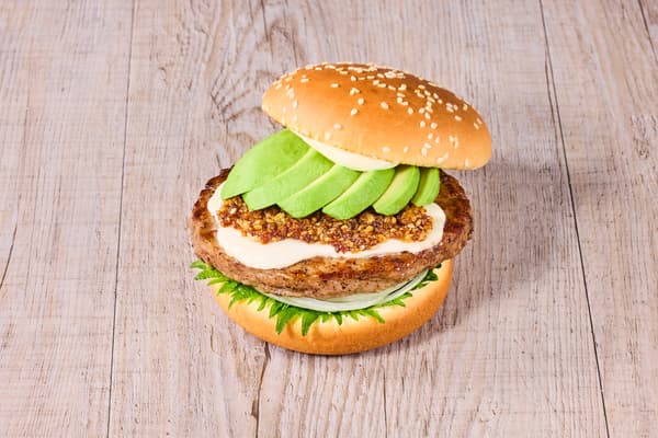 Classic Avocado Cream Cheese Burger