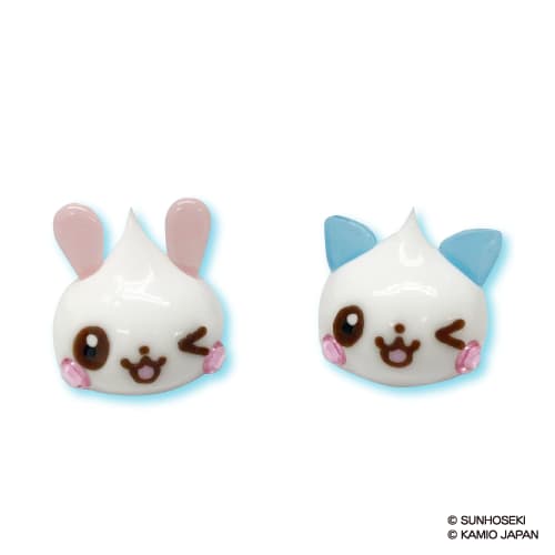 Happy March Hoppechan Bookmark Charm (Rabbit / Cat) ¥1,100 each