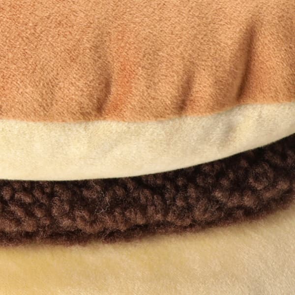 Close-up of the dorayaki cushion