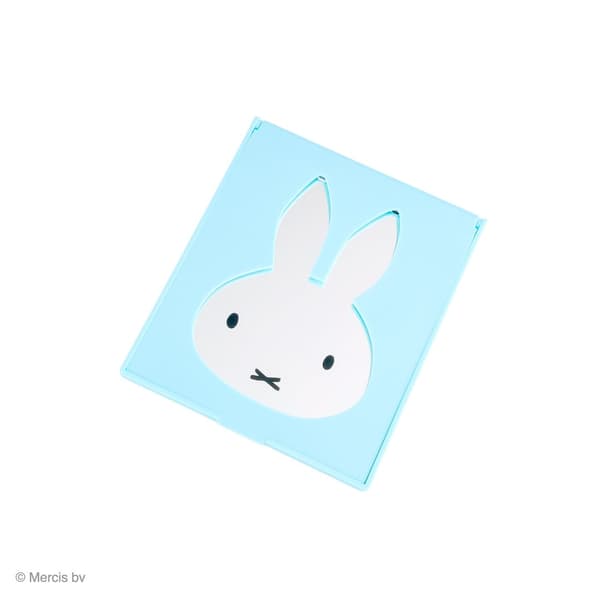 Miffy Die-Cut Mirror in light blue and light yellow