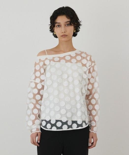 Grace Class Dot Tulle Top