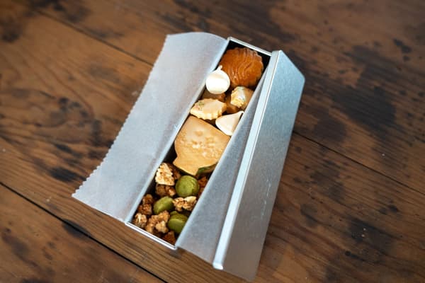 La caja de regalo de galletas