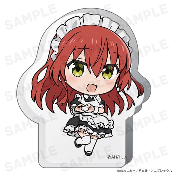 봇치 더 록! 두꺼운 아크릴 스탠드 - 키타 이쿠요 메이드 ver.