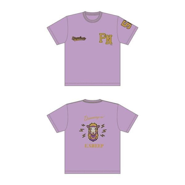 Short Sleeve T-Shirt – Makina (Purple) (Sizes: M/L/XL) ¥6,050 each