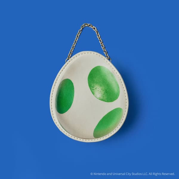 Yoshi's Egg bag charm