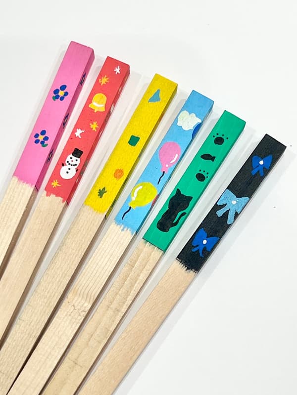 Hinoki chopstick shaving experience at Ginza Natsuno