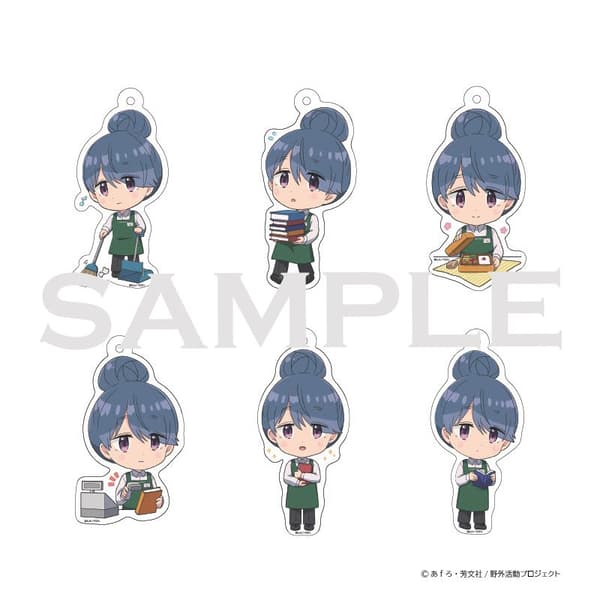 志摩凛随机迷你角色亚克力钥匙扣 / 摇曳露营△ 第三季（尺寸：65×65mm，价格：含税660日元）