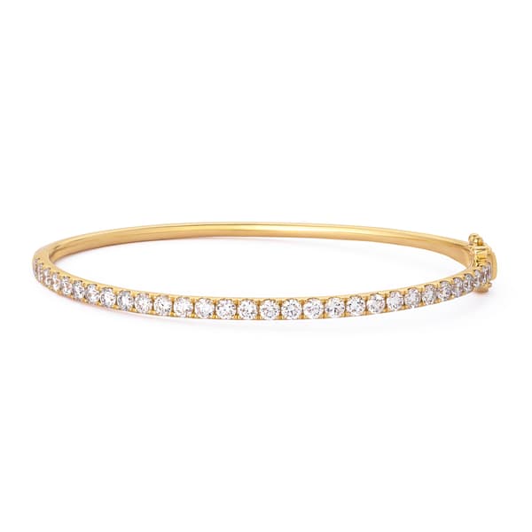 Diamond Bangle in 18K yellow gold (K18YG)