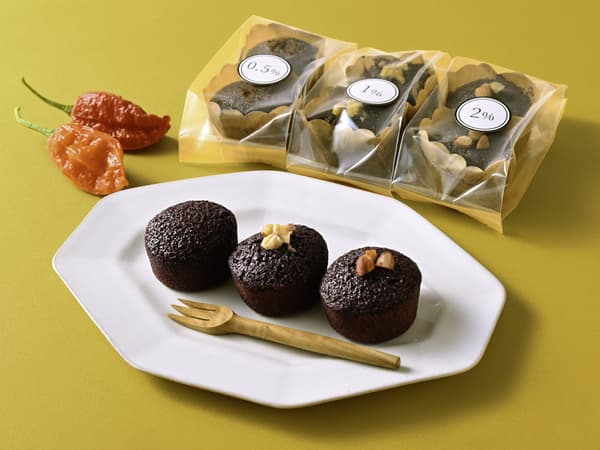 Fondant chocolat with three heat levels