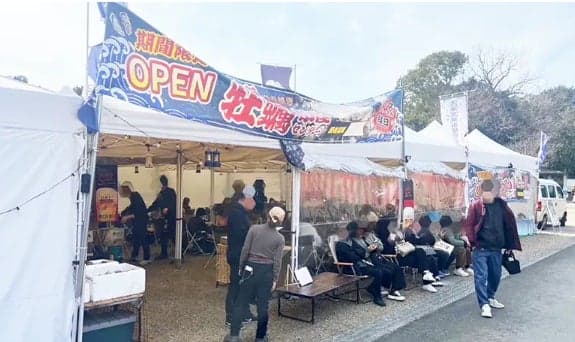 Oyster grilling setup
