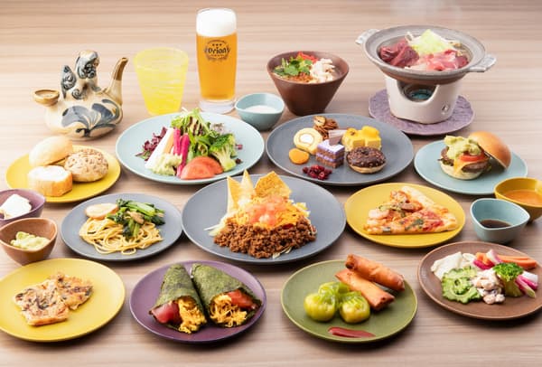 Customizable menu items, desserts, and alcoholic beverages all included in the price