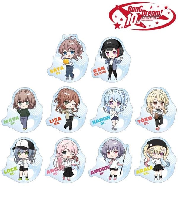 BanG Dream! × ROUND1 交易模切贴纸 (Q 版角色活动 ver.)