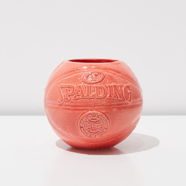 CERAMIC BASKETBALL PLANTER with BOX