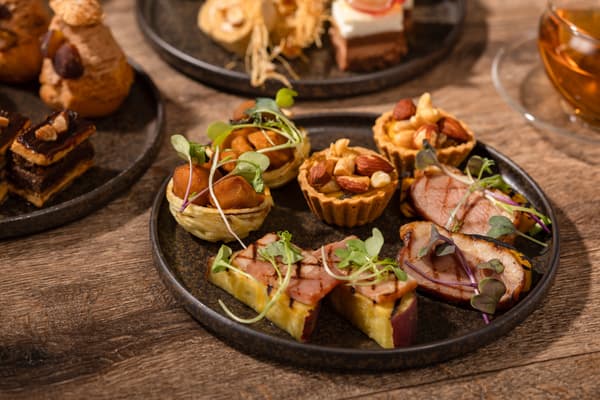 Smoked duck and pumpkin grigliata