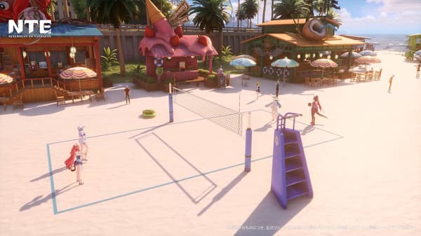 Beach Volleyball mode gameplay