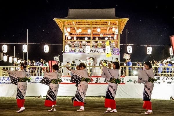 Dekansho Festival yagura tower